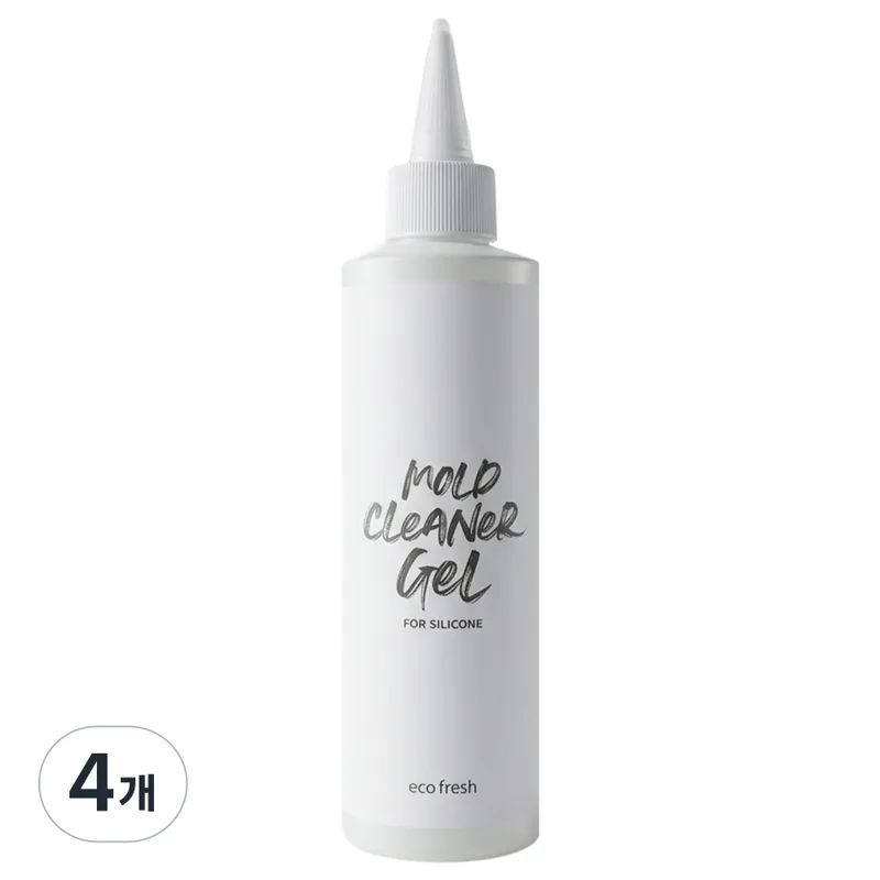 에코후레쉬 실리콘 곰팡이 제거젤 창문 틈세 화장실 타일 줄눈 제거, 4개, 220ml